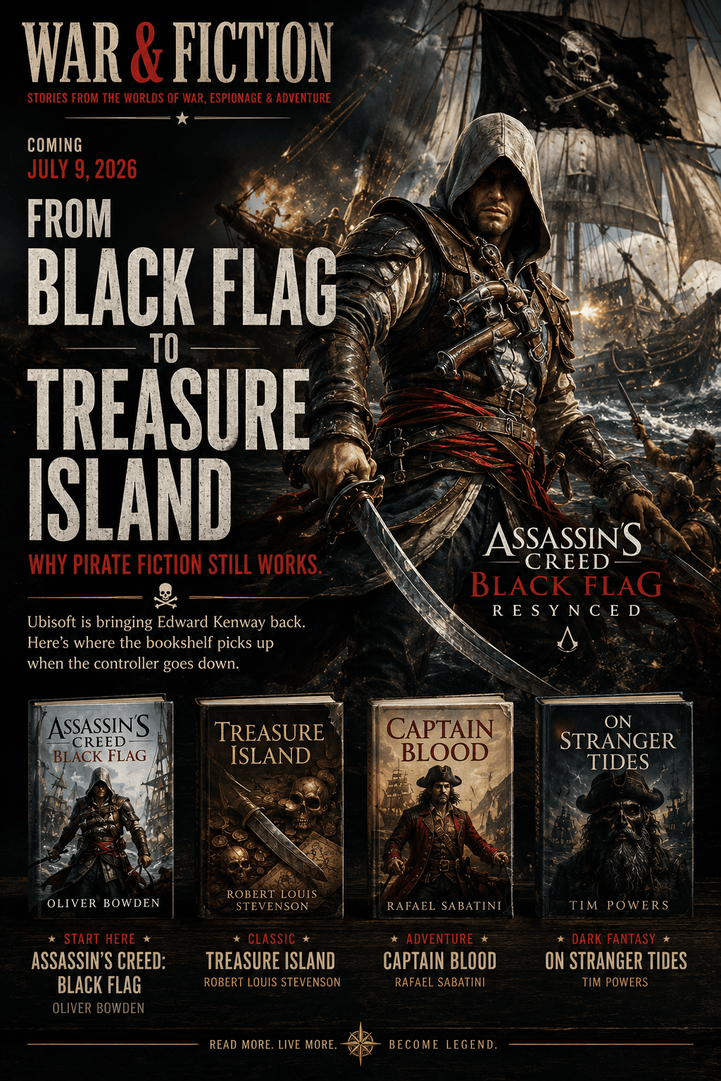 From Assassin's Creed: Black Flag to Treasure Island